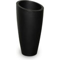 Mayne Mail Post Mayne Modesto 32in Tall Planter, Black 8880-B